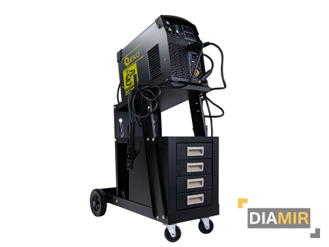 SPAWALNICZY WÓZEK DO SPAWAREK MIG TIG MMA MOBILNY SZUFLADY Z PÓŁKĄ NA BUTLE