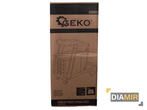 SPAWALNICZY WÓZEK DO SPAWAREK MIG TIG MMA MOBILNY SZUFLADY Z PÓŁKĄ NA BUTLE