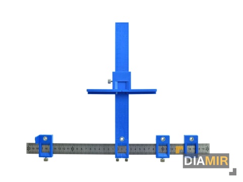 Szablon stolarski do wyznaczania otworów 410 x 300mm