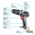 WKRĘTARKA WIERTARKA Graphite AKU BEZSZCZOTKOWY silnik UDAR 18 V 13 mm BODY