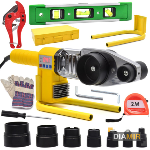Zgrzewarka do rur PCV 16-63 mm LCD 2800W