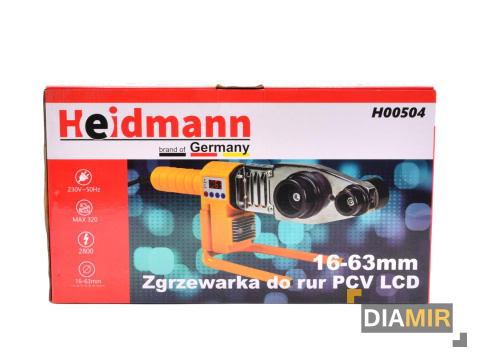Zgrzewarka do rur PCV 16-63 mm LCD 2800W
