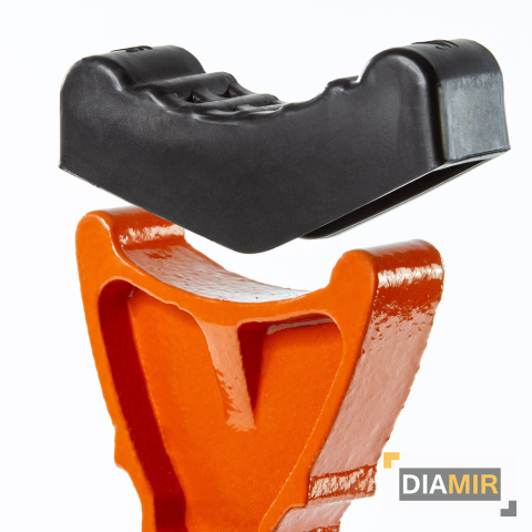 2X KOBYŁKI 3T PODSTAWKI WARSZTATOWE PODPORY Z BLOKADĄ GUMĄ PINEM REGULOWANE