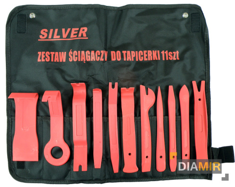 CHWYTAKI ŚCIĄGACZE DŹWIGNIE DO tapicerki ZAPINEK TAPICERSKICH 11 el.