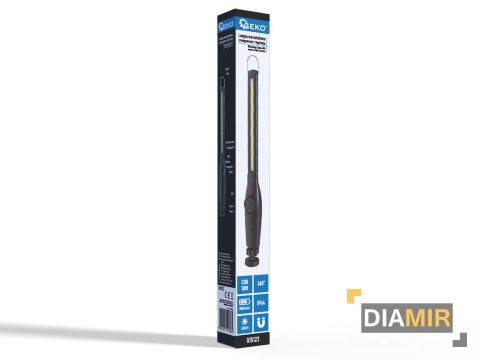 LAMPA WARSZTATOWA COB 10W Z MAGNESEM I HACZYKIEM REGULACJA MOCY 450LM IP44