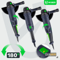 SZLIFIERKA KĄTOWA 2400W 230MM DIAX KĄTÓWKA MOCNA WOLNY START DUŻA WUBER