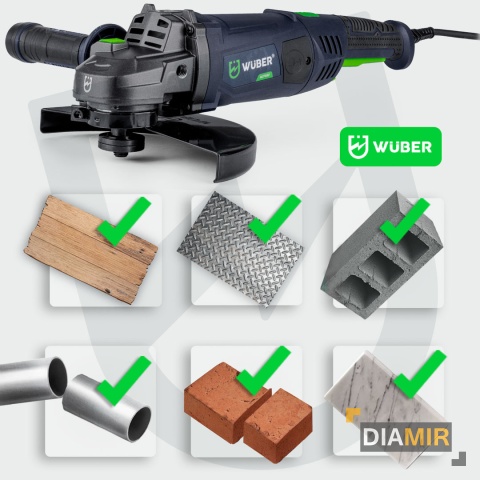 SZLIFIERKA KĄTOWA 2400W 230MM DIAX KĄTÓWKA MOCNA WOLNY START DUŻA WUBER