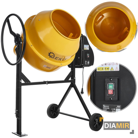 BETONIARKA BUDOWLANA MIESZARKA 160L 230V 800W – ŻELIWNY WIENIEC GEKO