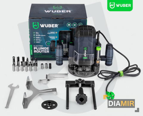 FREZARKA GÓRNOWRZECIONOWA ELEKTRYCZNA DO DREWNA ZESTAW + 12 FREZÓW WUBER