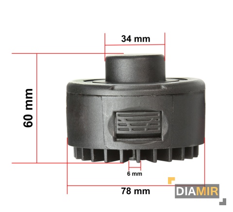 GŁOWICA Z ŻYŁKĄ DO PODKASZARKI ELEKTRYCZNEJ ŻYŁKOWEJ 7mm