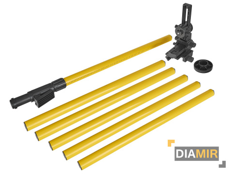 KOLUMNA ROZPOROWA DRĄŻEK TELESKOPOWY MODUŁOWY DO LASERA POZIOMICY 4,2M