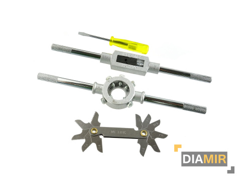 KOMPLET 32 szt. GWINTOWNIKI I NARZYNKI M3-M12 GEKO