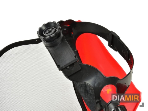 MASKA OCHRONNA PRZYŁBICA Z SIATKĄ REGULOWANA DO KOS PIŁ OSŁONA TWARZY