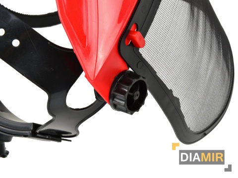 MASKA OCHRONNA PRZYŁBICA Z SIATKĄ REGULOWANA DO KOS PIŁ OSŁONA TWARZY