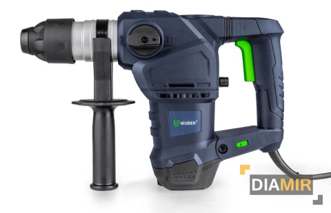 MŁOT UDAROWY MŁOTOWIERTARKA 3 TRYBY 230V 1500W WIERTARKA SDS+ WALIZKA WUBER