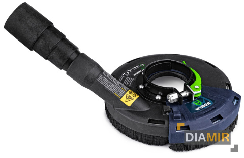 OSŁONA PRZECIWPYŁOWA ODSYSAJĄCA DO SZLIFIERKI KĄTOWEJ 115-125MM WUBER