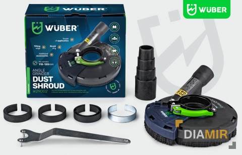 OSŁONA PRZECIWPYŁOWA ODSYSAJĄCA DO SZLIFIERKI KĄTOWEJ 115-125MM WUBER