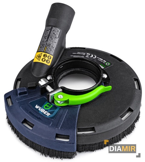 OSŁONA PRZECIWPYŁOWA ODSYSAJĄCA DO SZLIFIERKI KĄTOWEJ 115-125MM WUBER
