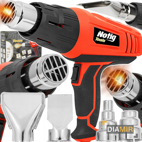 Opalarka elektryczna 2000W 230V 600°C 2 biegi