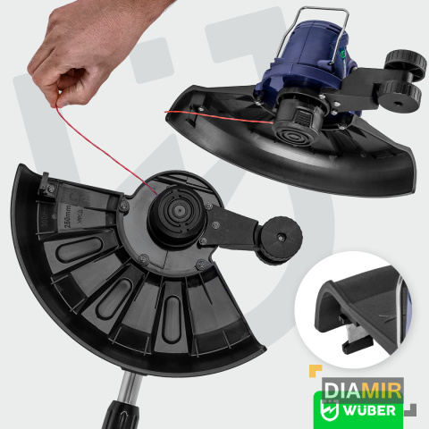 PODKASZARKA AKUMULATOROWA KOSA WYKASZARKA NA KOŁACH ŻYŁKI NOŻE AKU 20V