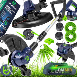 PODKASZARKA AKUMULATOROWA KOSA WYKASZARKA NA KOŁACH ŻYŁKI NOŻE AKU 20V