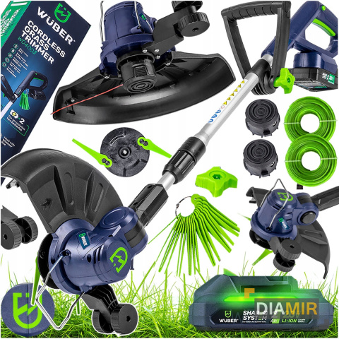 PODKASZARKA AKUMULATOROWA KOSA WYKASZARKA NA KOŁACH ŻYŁKI NOŻE AKU 20V