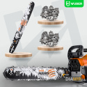PROWADNICA DO PIŁY SPALINOWEJ PILARKI 18" 45CM + 2X ŁAŃCUCH 0.325" WUBER