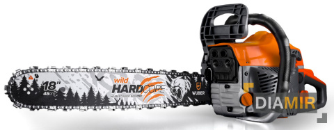 PROWADNICA DO PIŁY SPALINOWEJ PILARKI 18" 45CM + 2X ŁAŃCUCH 0.325" WUBER