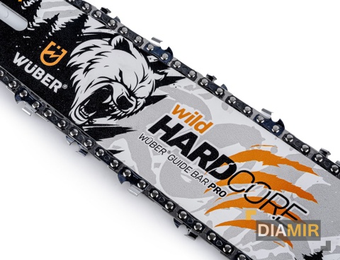 PROWADNICA DO PIŁY SPALINOWEJ PILARKI 14" 35CM + 2X ŁAŃCUCH 3/8" WUBER