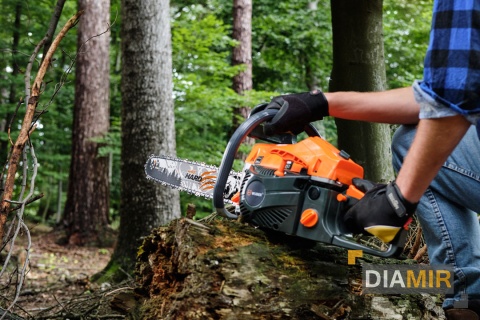 PROWADNICA DO PIŁY SPALINOWEJ PILARKI 14" 35CM + 2X ŁAŃCUCH 3/8" WUBER