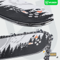 PROWADNICA DO PIŁY SPALINOWEJ PILARKI 14" 35CM + 2X ŁAŃCUCH 3/8" WUBER