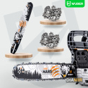 PROWADNICA DO PIŁY SPALINOWEJ PILARKI 14" 35CM + 2X ŁAŃCUCH 3/8" WUBER