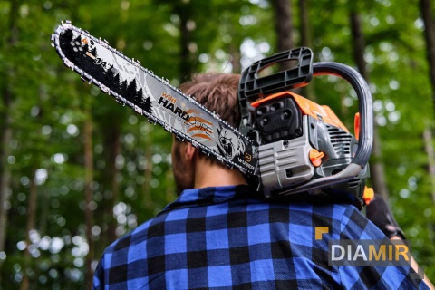 PROWADNICA DO PIŁY SPALINOWEJ PILARKI 14" 35CM + 2X ŁAŃCUCH 3/8" WUBER