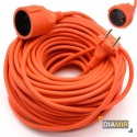 PRZEDŁUŻACZ elektryczny KABEL ogrodowy 3x 1,5mm pojedynczy 30 m 1 gniazdo