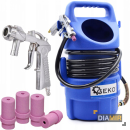 Przenośna PIASKARKA Pneumatyczna SYFONOWA 10L pistolet + dysze
