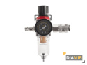 ODWADNIACZ REDUKTOR CIŚNIENIA FILTR POWIETRZA 1/4'' + MANOMETR