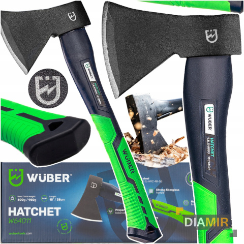 SIEKIERA UNIWERSALNA TOPOREK DO DREWNA FIBERGLASS MOCNA GŁOWICA 600G 38 CM