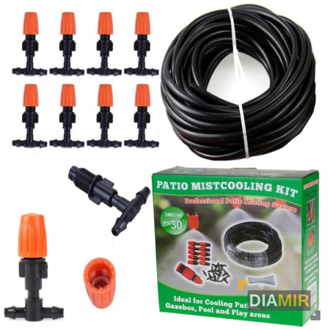 SYSTEM NAWADNIANIA KURTYNA WODNA ZRASZACZ 10M