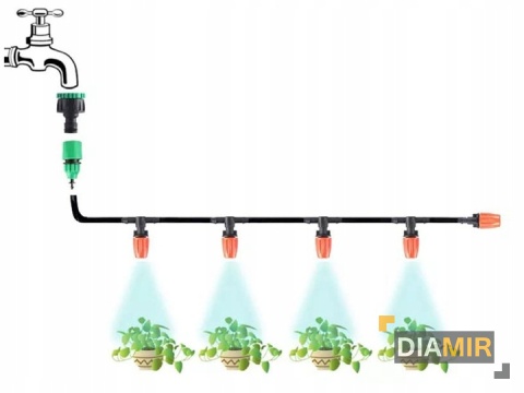 SYSTEM NAWADNIANIA KURTYNA WODNA ZRASZACZ 10M