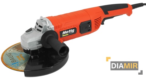 SZLIFIERKA KĄTOWA 230MM DIAX KĄTÓWKA DUŻA MOCNA WOLNY START SIECIOWA 2300W