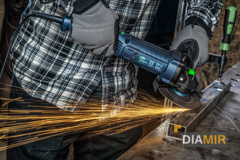 SZLIFIERKA KĄTOWA KĄTÓWKA DIAX 1200W Z REGULACJĄ + 10 TARCZ