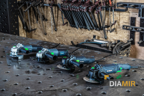 SZLIFIERKA KĄTOWA KĄTÓWKA DIAX 1200W Z REGULACJĄ + 10 TARCZ