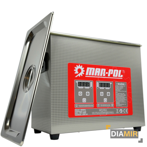 WANNA MYJKA ULTRADŹWIĘKOWA 6,5L STERYLIZATOR MYCIA CZĘŚCI KAWITACJA 200W