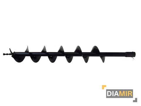 Wiertło do ŚWIDRA spalinowego WIERTNICY glebowej 15cm x 80cm