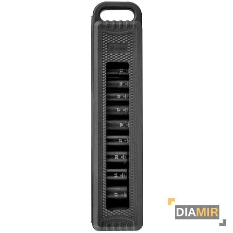 ZESTAW NASADEK UDAROWYCH 13 SZT. 1/2" 6-KĄTNE DŁUGIE NASADKI 10-32MM WUBER