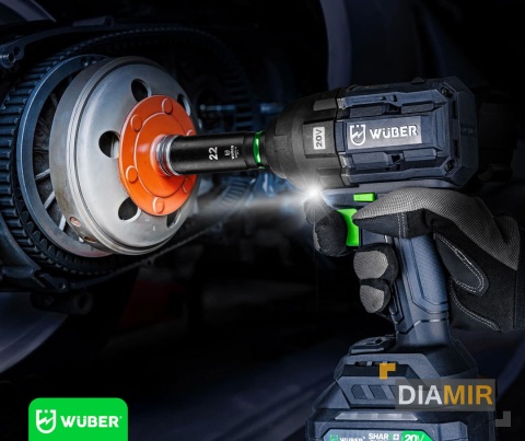 ZESTAW NASADEK UDAROWYCH 16 SZT. 1/2" 6-KĄTNE NASADKI DŁUGIE 8-32MM WUBER