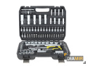 ZESTAW komplet KLUCZY NASADOWYCH KLUCZE NASADOWE 108 el. 1/4" 1/2" walizka