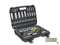 ZESTAW komplet KLUCZY NASADOWYCH KLUCZE NASADOWE 108 el. 1/4" 1/2" walizka