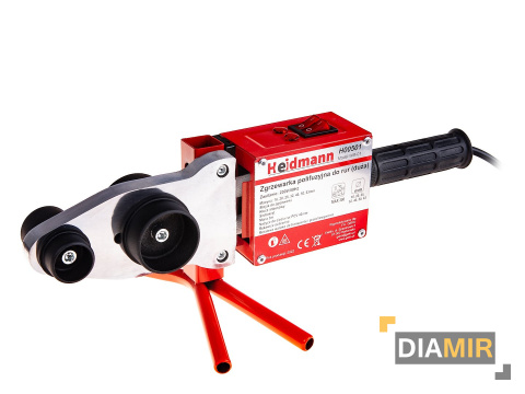 ZGRZEWARKA polifuzyjna DO RUR 16 - 63 mm BIG typ H 2700 W zestaw walizka