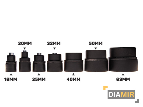 ZGRZEWARKA polifuzyjna DO RUR 16 - 63 mm BIG typ H 2700 W zestaw walizka